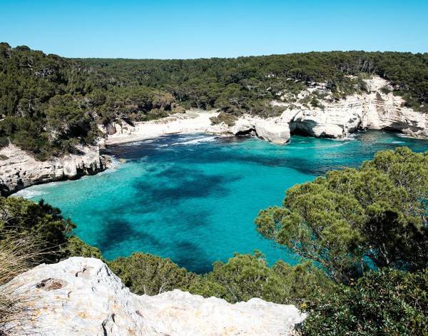 Playas Comitas Isla del Aire  Menorca