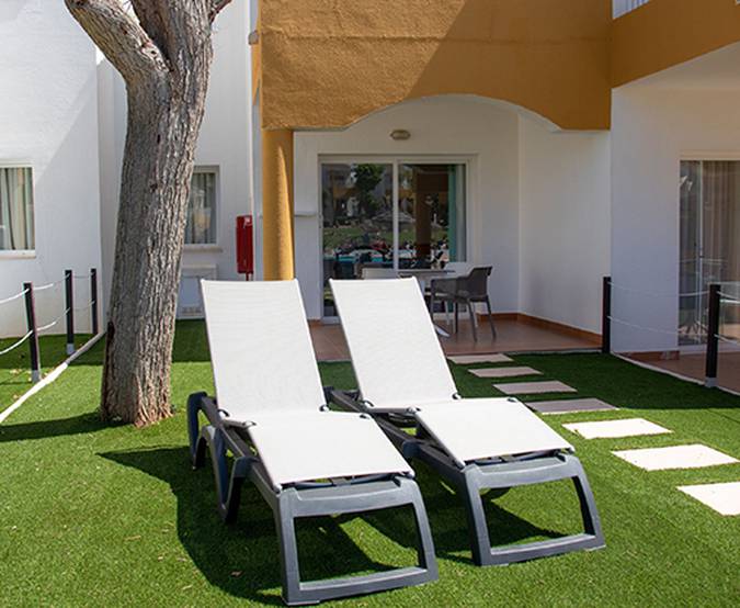Apartamento de 1 dormitorio con jardín Comitas Isla del Aire  Menorca