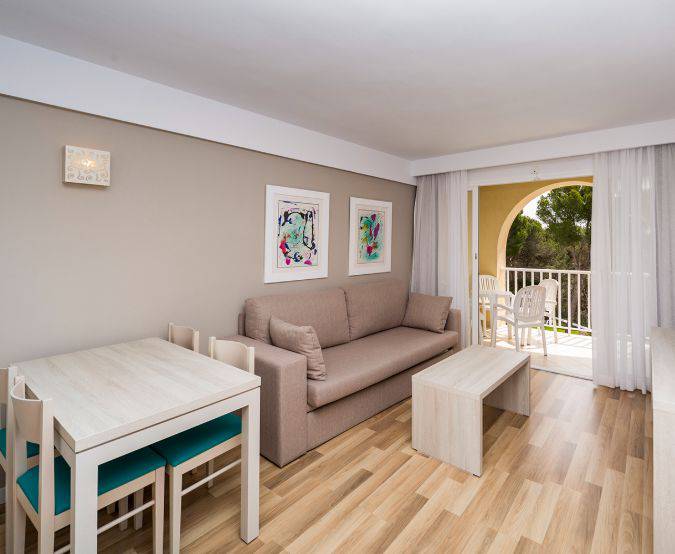 Apartamento de 1 dormitorio vista mar Comitas Floramar  Menorca