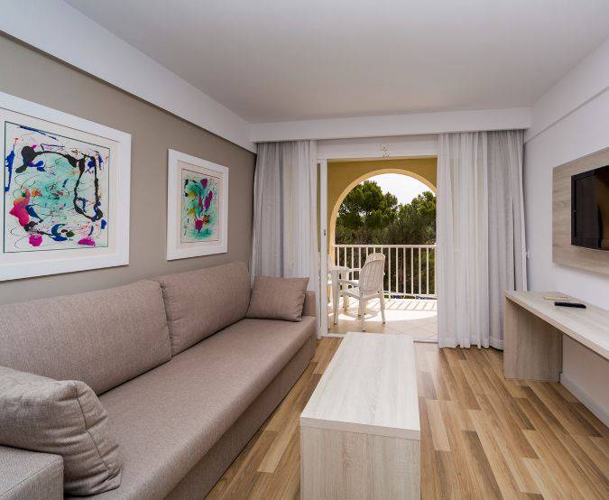 Apartamento de 1 dormitorio vista mar Comitas Floramar  Menorca